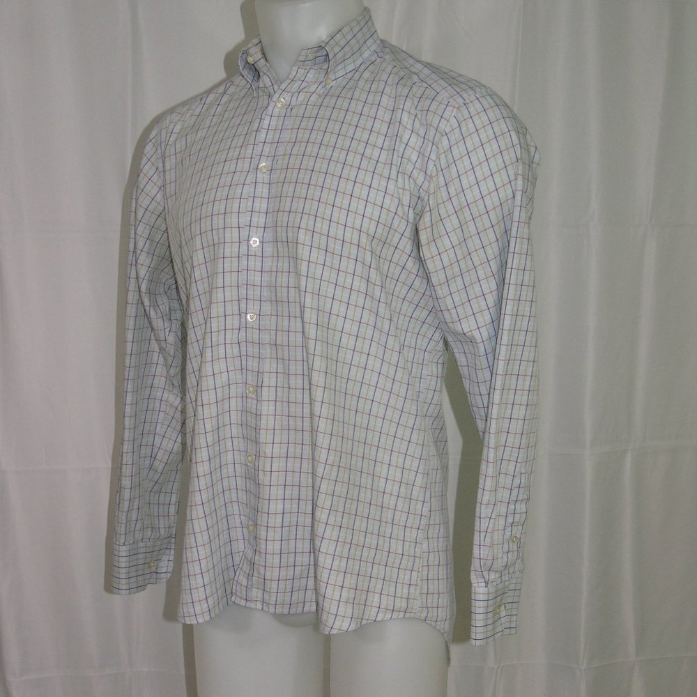Etro Blue Plaid OCBD Size 40 Neck Size 15 - Picture 4 of 8
